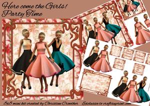 Here Come the Girls! Party Time 8x8 Mini Kit