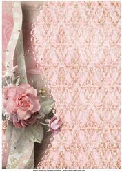 Shabby Chic Roses - Floral Background 3
