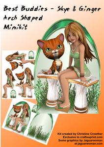Best Buddies Arch Shaped Minikit - Skye & Ginger