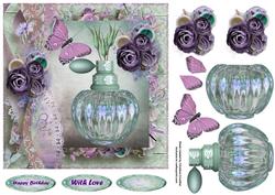 Floral Scent 1 - Shabby Chic Decoupage