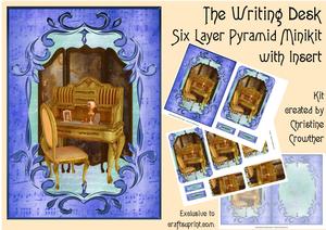 The Writing Desk -6 Layer Rounded Rectangle Pyramid Minikit