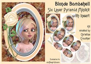 Blonde Bombshell - 6 Layer Oval Pyramid Mini Kit