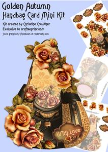 Golden Autumn Handbag Card Mini Kit