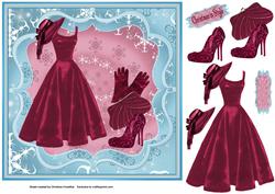 Christmas in Style - Red Velvet Outfit - Winter Birthday