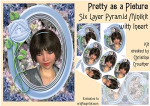 Pretty as a Picture - 6 Layer Oval Pyramid Mini Kit