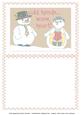 Funny Naughty Mrs & Mrs Snowman Cold Hands Warm Heart Insert