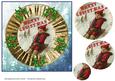 Days Gone by Vintage Christmas Sledging Circular Pyramid