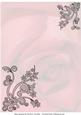Faded Rose with Black Tulle Lace Corners - Red