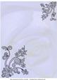 Faded Rose with Black Tulle Lace Corners - Lavender
