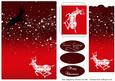 Red Reindeer Bookmark Card