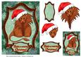 Roaring Christmas Lion with Gift Tag