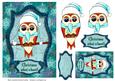 Hooting Christmas Owl with Gift Tag