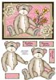 Bearing Flowers - Teddy Birthday Get Well Soon