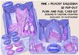 Pink & Purple Ballerina Push and Pull Card Kit