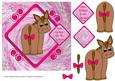 Cute Donkey Does My Bum Look Big Happy Birthday Sweet Cheeks