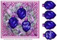 Blue Baubles Merry Christmas