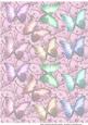 Butterflies on Butterflies Backing Paper - Pink