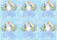 Baby Boy Cluster Large Hexagonal Gift Box Backing Paper