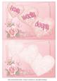 Truly Madly Deeply Insert Pink - Wedding, Valentine, Romance