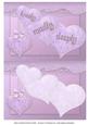 Truly Madly Deeply Lilac Insert - Wedding, Valentine, Love