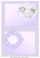 Lilac Teddy and Lace Insert for New Baby Girl