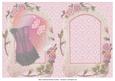 Oooh La La! Vintage Framed Corset & Fan Insert
