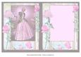 Pink Beauty in Pink Rose Vintage Frame Insert