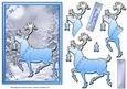 Dashing Through the Snow - Blue