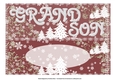 Grandson Red Christmas Large Dl INSERT