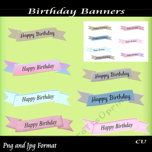 Birthday Banners