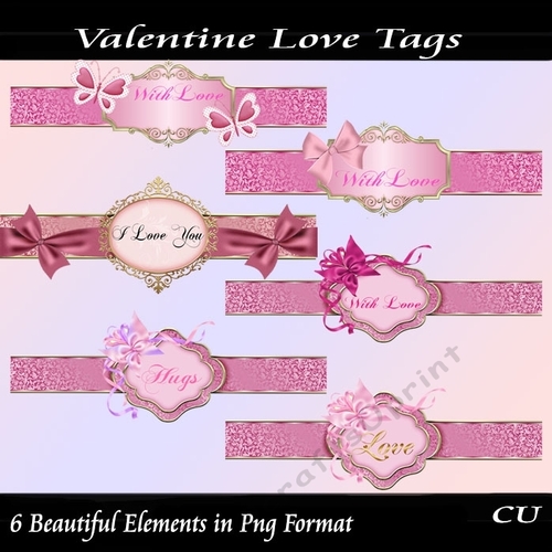 Valentine Love Tags