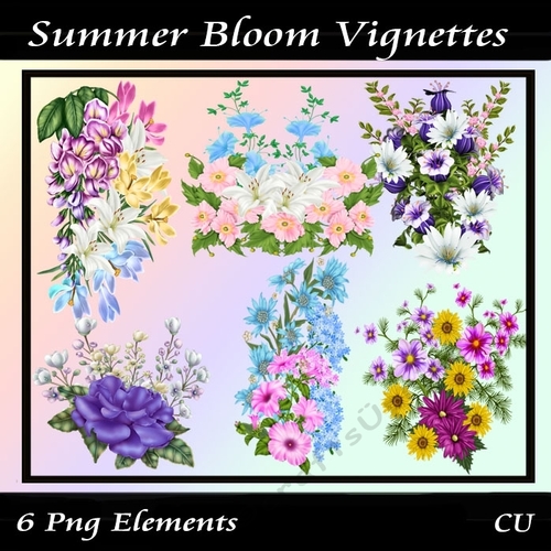 Summer Bloom Vignettes