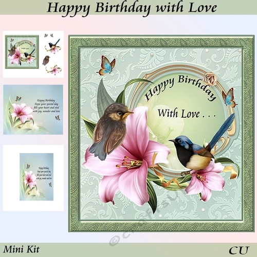 Happy Birthday With Love Mini Kit