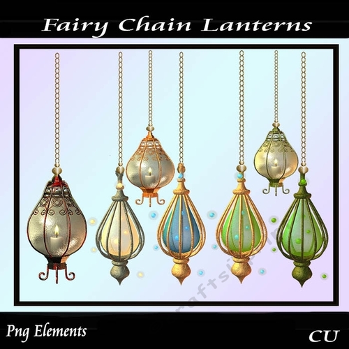 Fairy Chain Lanterns Png 