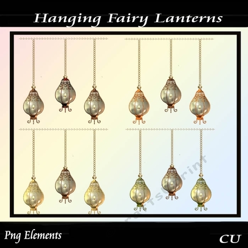 Hanging Fairy Lanterns Png 