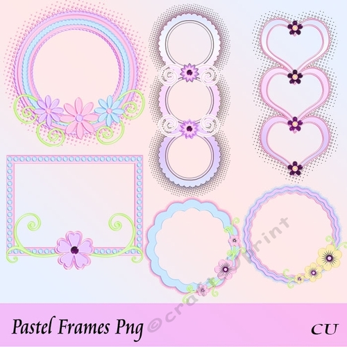 Pastel Frames Png