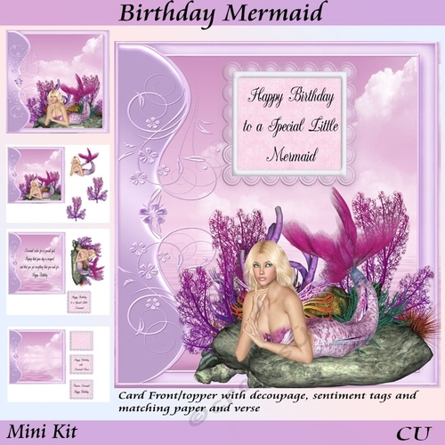 Mermaid Birthday Mini Kit