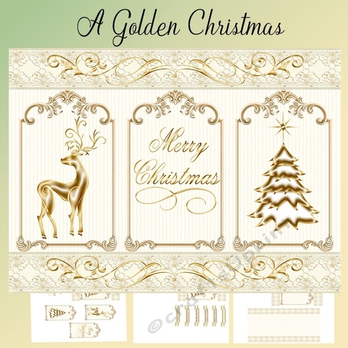 A Golden Christmas Mini Kit