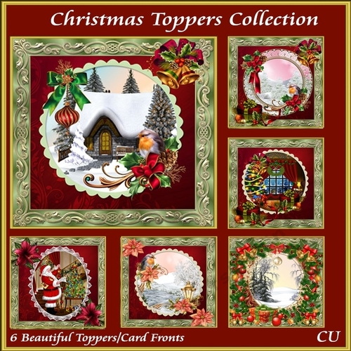 Christmas Toppers Collection Bumper Kit with Sentiments