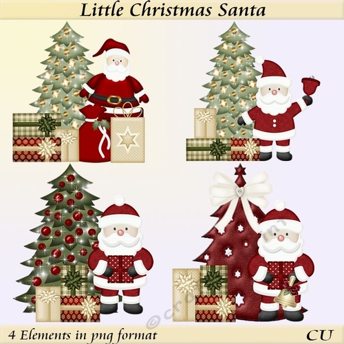 Little Christmas Santa Png