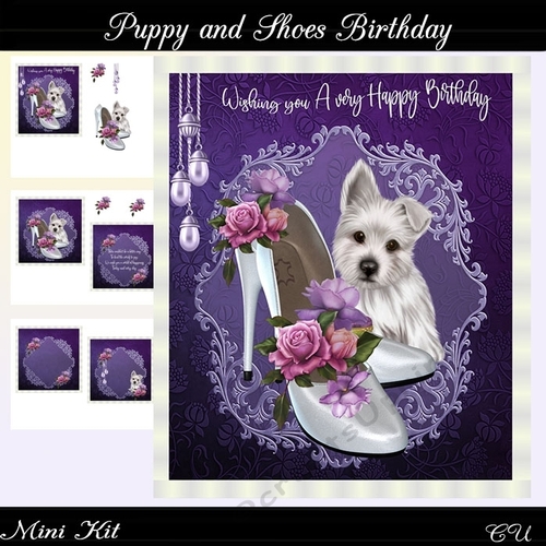 Puppy and Shoes Birthday Mini Kit