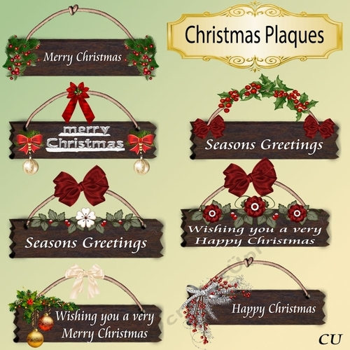 Christmas Plaques