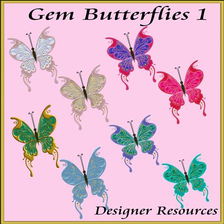 Gem Butterflies 1