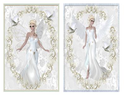 Angel Themed Card Fronts