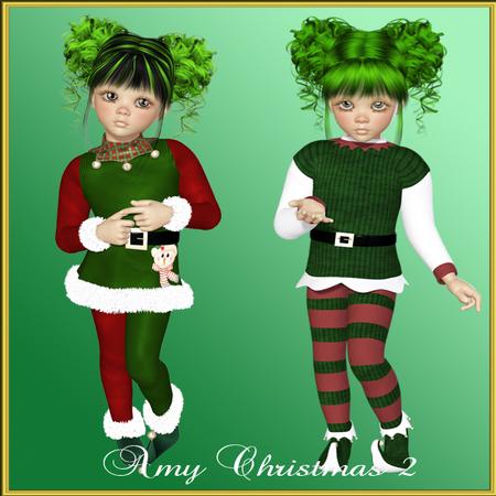 Amy Christmas 2 Png