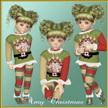 Amy Christmas 3 Png