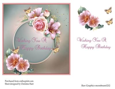 Pink Rose Birthday