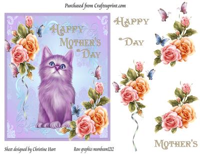 Mothers Day Pink Kitty