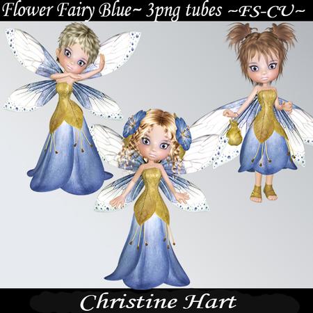 Flower Fairy Blue Png