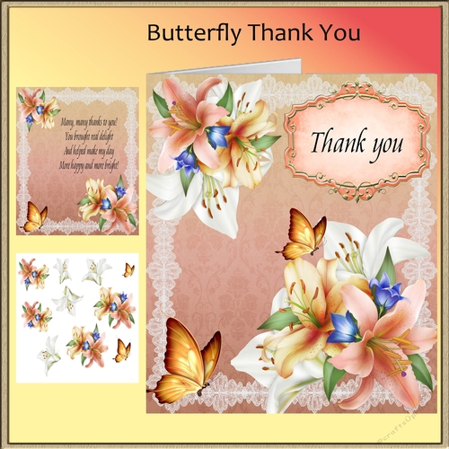 Butterfly Thank You